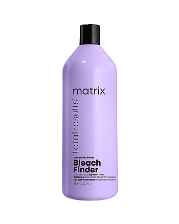 Matrix Total Results Unbreak My Blonde Bleach Finder - Шампунь-индикатор после осветления, меняющий цвет при соприкосновении с остатками порошка 1000 мл - hairs-russia.ru